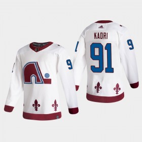 Colorado Avalanche Nazem Kadri 91 2020-21 Reverse Retro Authentic Shirt - Mannen